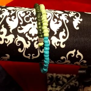 Memory bracelet with earrings